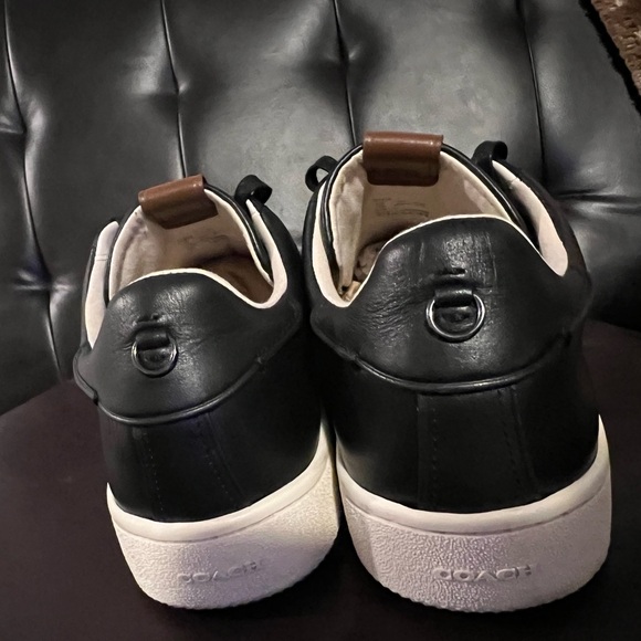 COACH authentic leather California themed sneakers size 11D - Picture 5 of 13